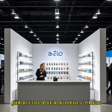 bikin booth pameran bondowoso murah